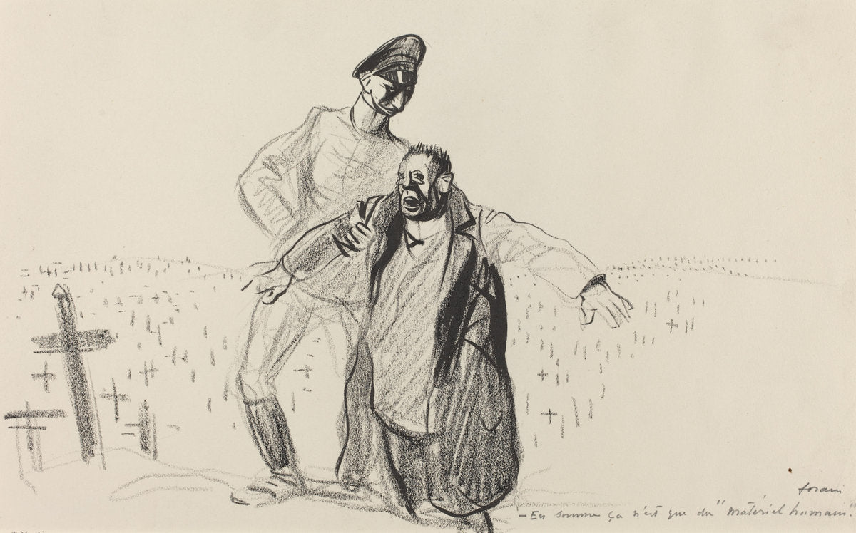 En somme ca n'est que du "materiel humain." by Jean-Louis Forain (French, 1852 - 1931), 16X12"(A3)Poster Print