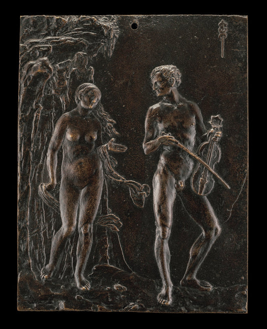 Orpheus and Eurydice by Peter Vischer the Younger (German, 1487 - 1528), 16X12"(A3)Poster Print