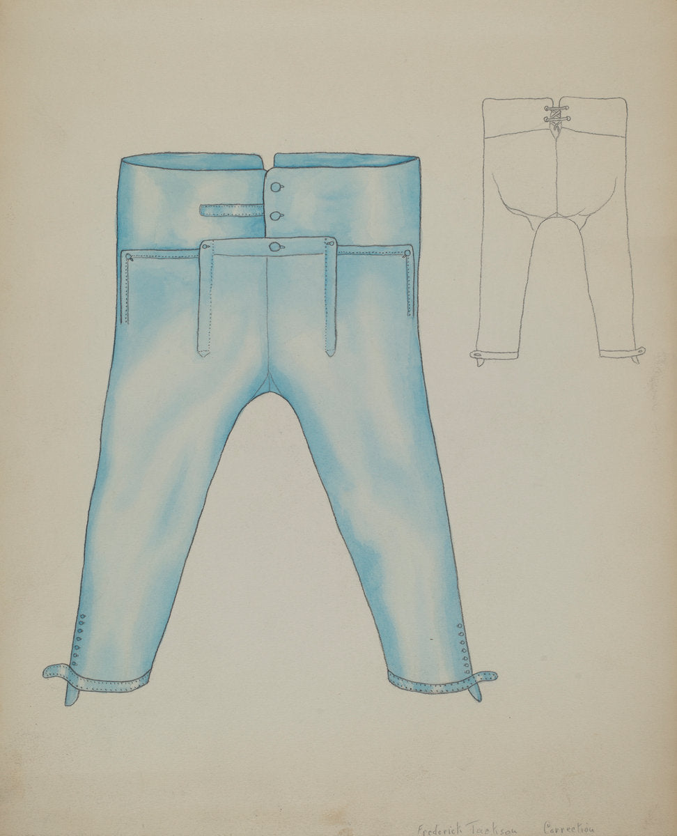 Knee Pants by Frederick Jackson (American, active c. 1935), 16X12"(A3)Poster Print