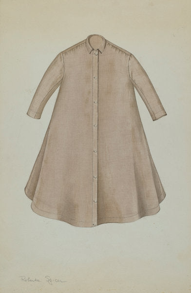 Girl's Coat by Roberta Spicer (American, active c. 1935), 16X12"(A3)Poster Print