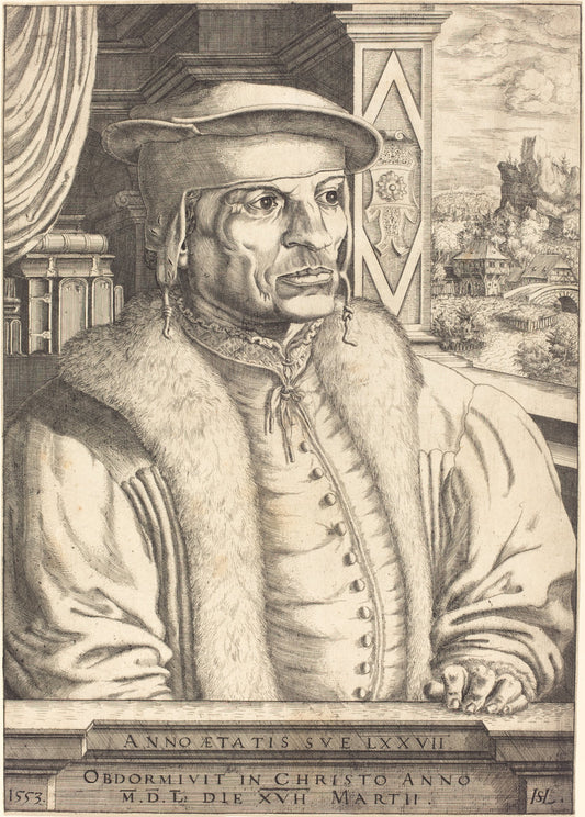 Leonard von Eckh by Hanns Lautensack (German, 1524 - 1561/1566), 16X12"(A3)Poster Print