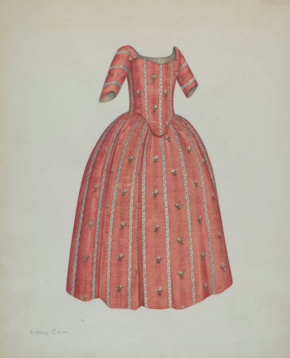 Child's Dress by Nancy Crimi (American, active c. 1935), 16X12"(A3)Poster Print