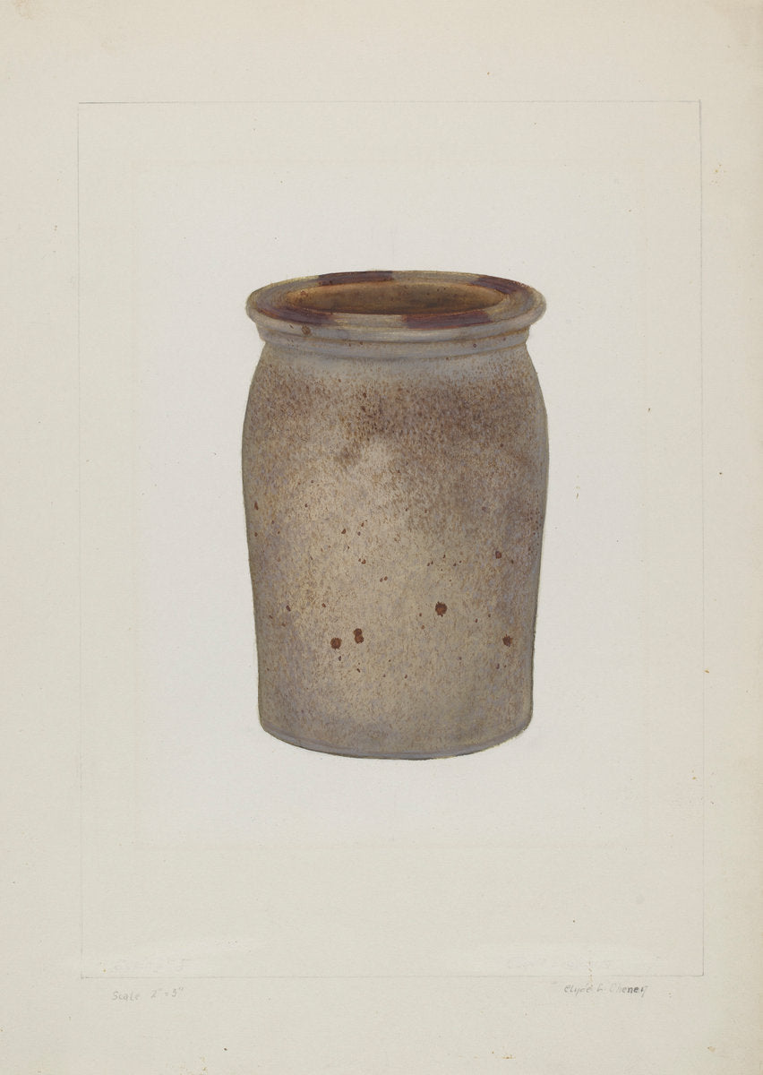 Preserving Jar by Clyde L. Cheney (American, active c. 1935), 16X12"(A3)Poster Print