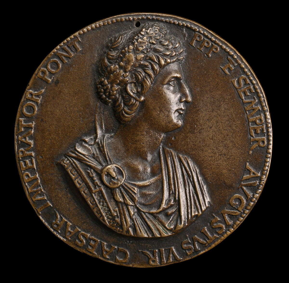 Constantine the Great [obverse] by Cristoforo di Geremia (Roman, active 1456 - 1476), 16X12"(A3)Poster Print