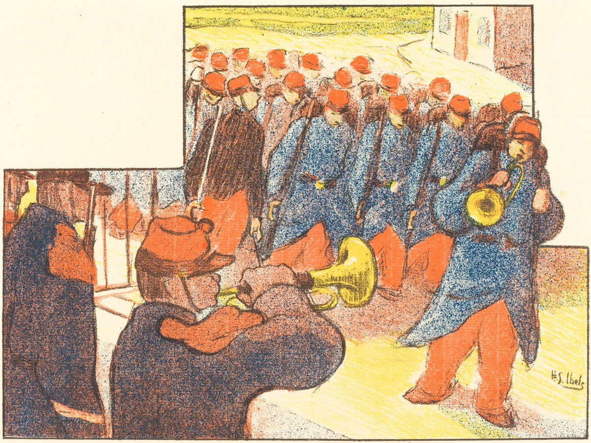 A Bas Le Progrès!; Mademoiselle Julie; Le Ménage Brésile by Henri-Gabriel Ibels (French, 1867 - 1936), 16X12"(A3)Poster Print