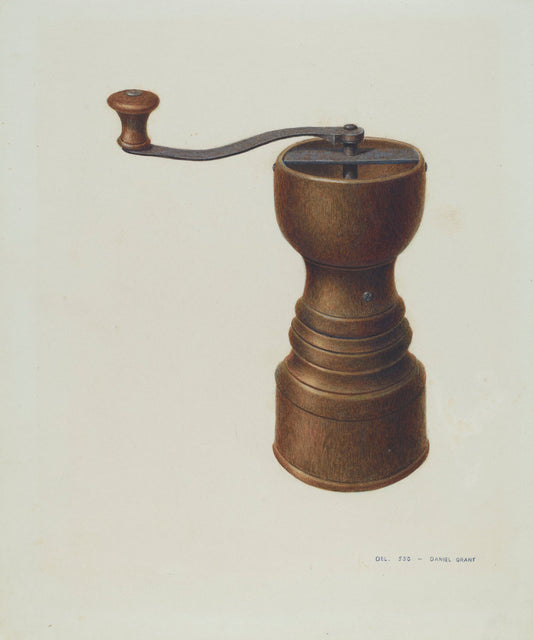 Coffee Grinder by D.J. Grant (American, active c. 1935), 16X12"(A3)Poster Print