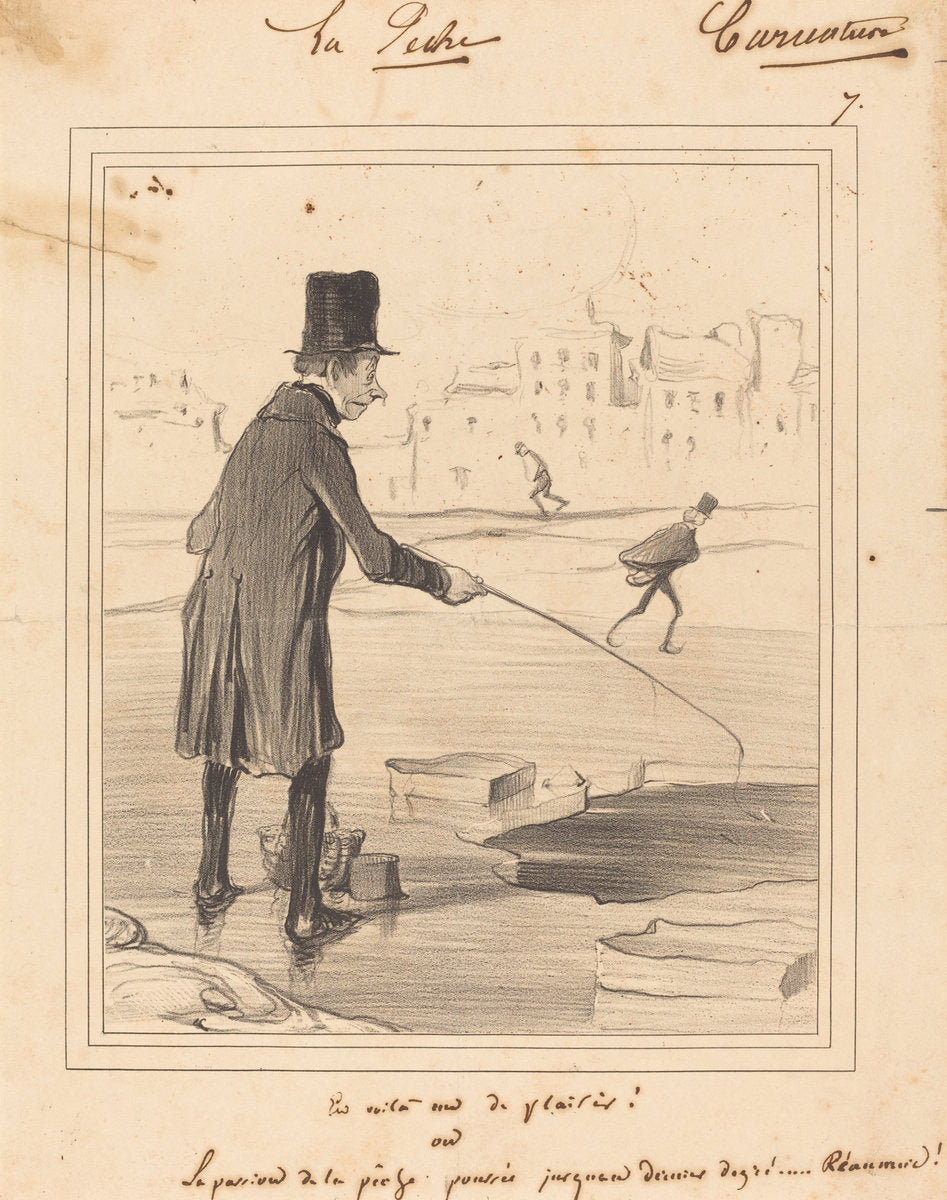 En Voila un de plaisir! by Honoré Daumier (French, 1808 - 1879), 16X12"(A3)Poster Print