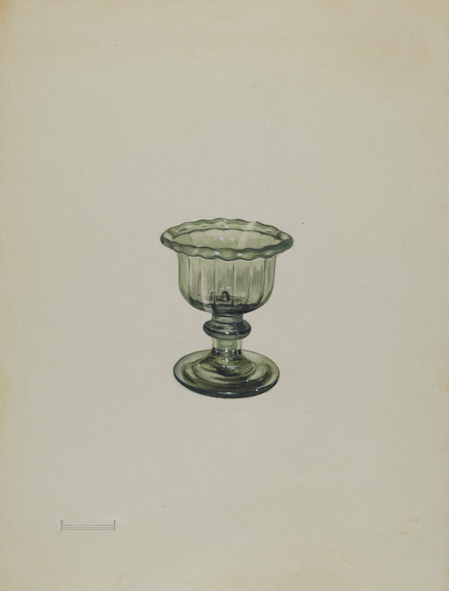 Salt Cup by John Tarantino (American, active c. 1935), 16X12"(A3)Poster Print