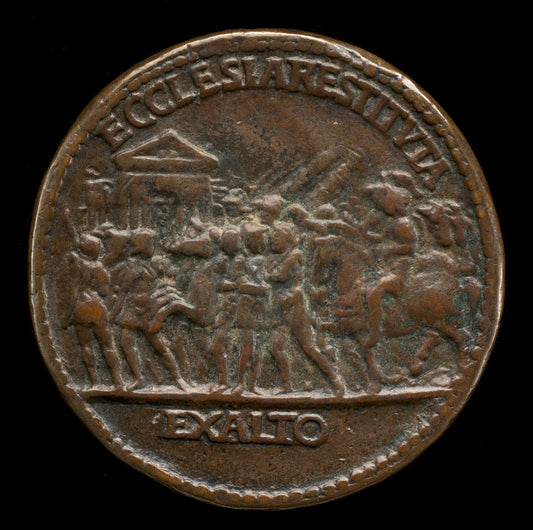 Triumphal Procession [reverse] by Cristoforo di Geremia (Roman, active 1456 - 1476), 16X12"(A3)Poster Print