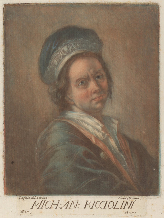 Michelangelo Ricciolini by Carlo Lasinio, after Michelangelo Ricciolini (Italian, 1759 - 1838), 16X12"(A3)Poster Print