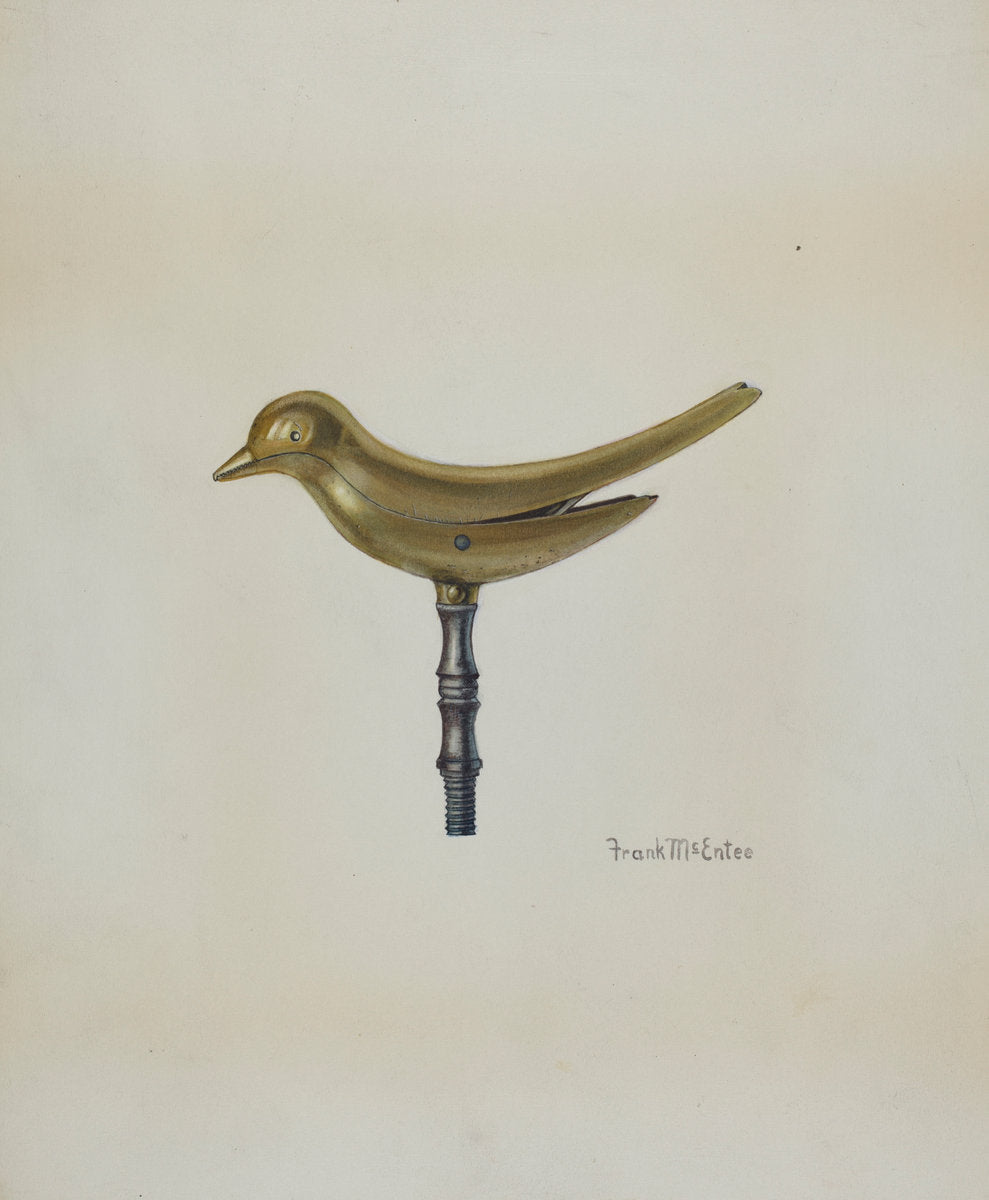 Sewing Bird by Frank McEntee (American, active c. 1935), 16X12"(A3)Poster Print