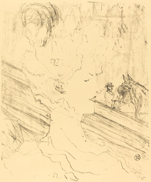 Emilienne d'Alençon by Henri de Toulouse-Lautrec (French, 1864 - 1901), 16X12"(A3)Poster Print