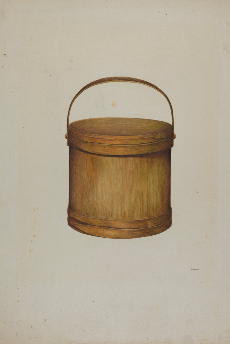 Sap Pail by G.A. Spangenberg (American, active c. 1935), 16X12"(A3)Poster Print