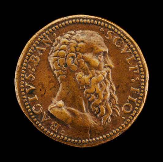 Baccio Bandinelli, 1493-1560, Florentine Sculptor [obverse] by Leone Leoni (Milanese, c. 1509 - 1590), 16X12"(A3)Poster Print