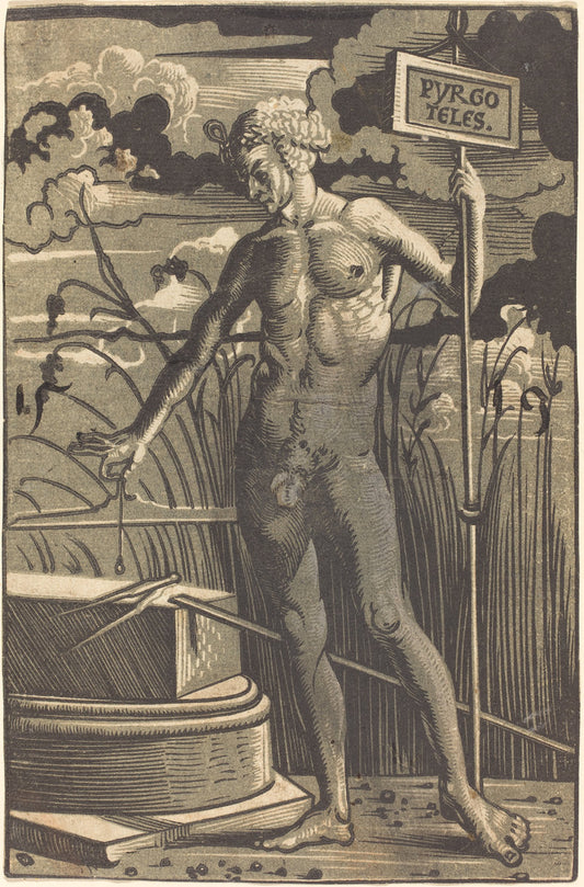 Pyrgoteles by Hans Wechtlin I (German, 1480/1485 - 1526 or after), 16X12"(A3)Poster Print