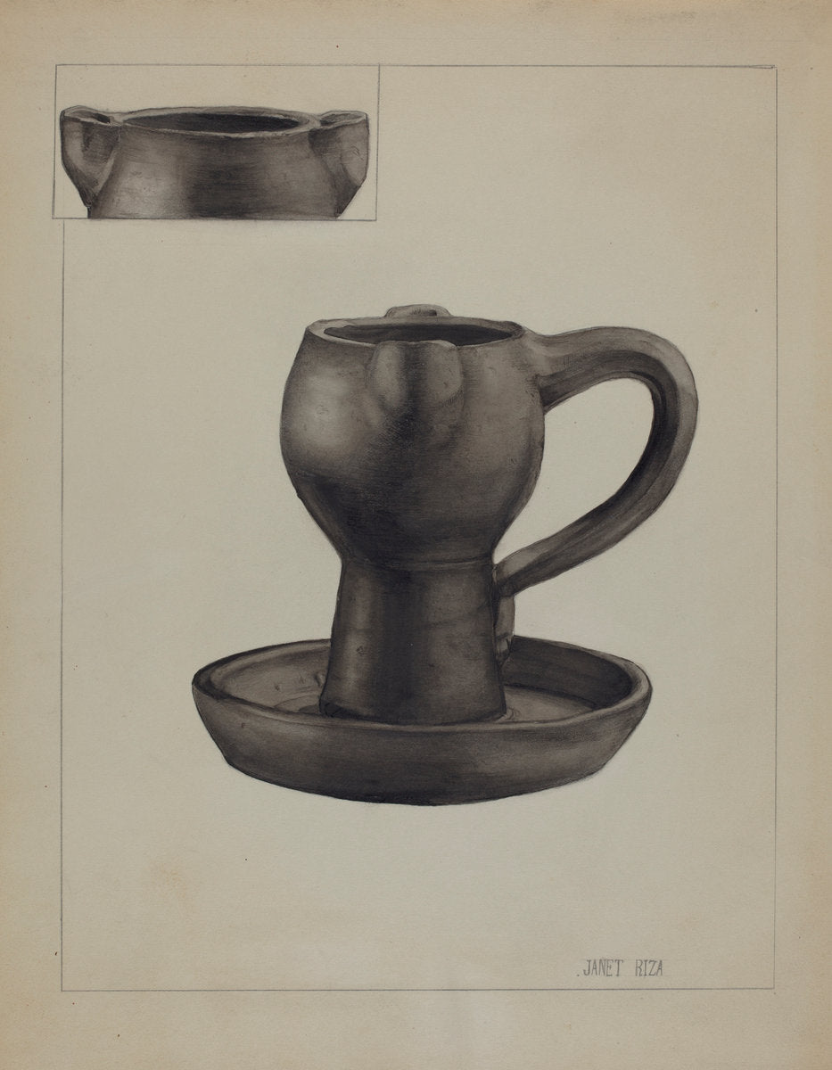 Grease Lamp by Janet Riza (American, active c. 1935), 16X12"(A3)Poster Print