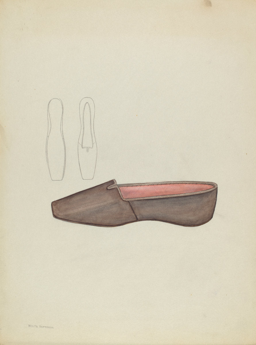 Slipper by Melita Hofmann and Mae A. Clarke (American, active c. 1935), 16X12"(A3)Poster Print