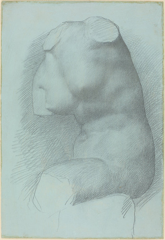 Study from the Antique by Alphonse Legros (French, 1837 - 1911), 16X12"(A3)Poster Print
