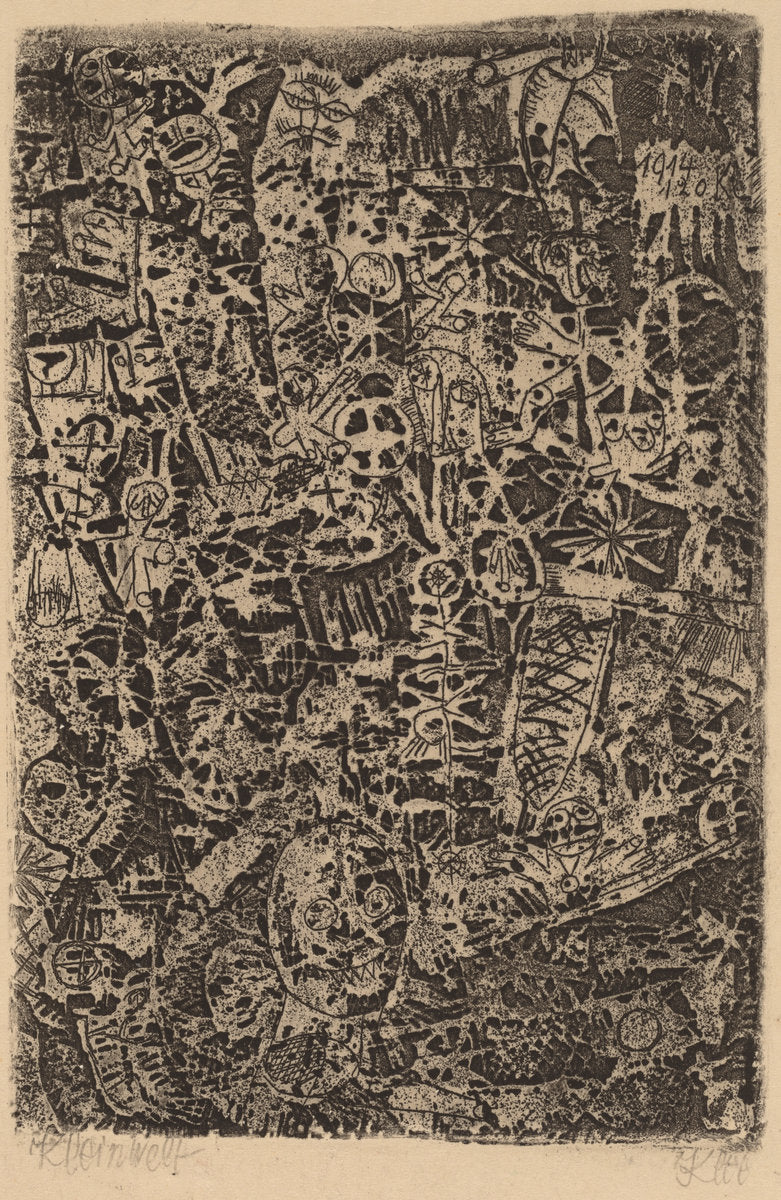 Small World by Paul Klee (Swiss, 1879 - 1940), 16X12"(A3)Poster Print