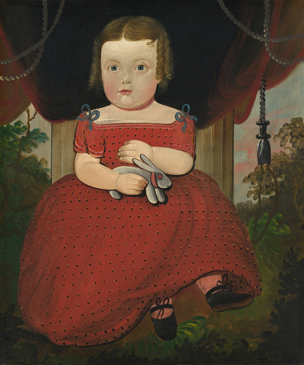 Little Miss Fairfield by William Matthew Prior (American, 1806 - 1873), 16X12"(A3)Poster Print