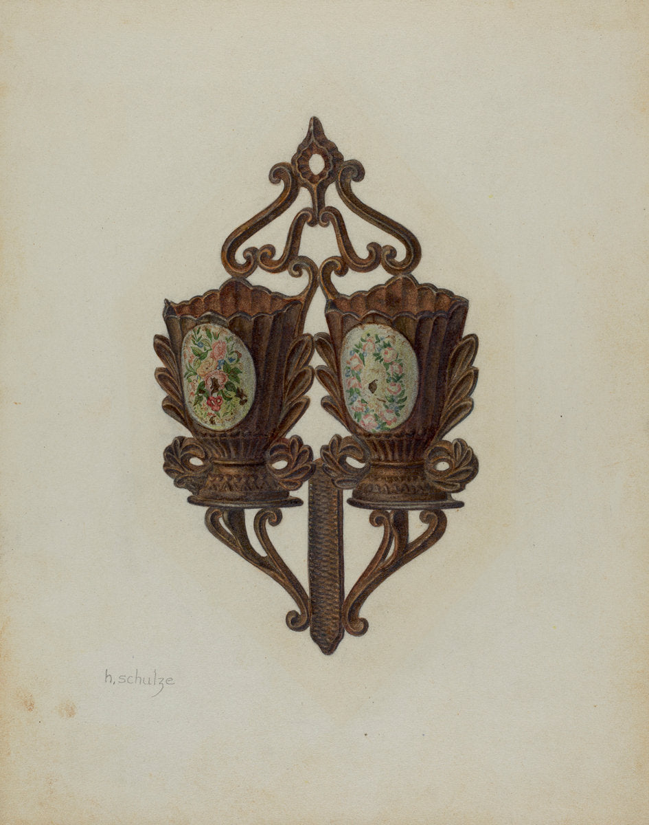 Match Safe by Herman Schulze (American, active c. 1935), 16X12"(A3)Poster Print
