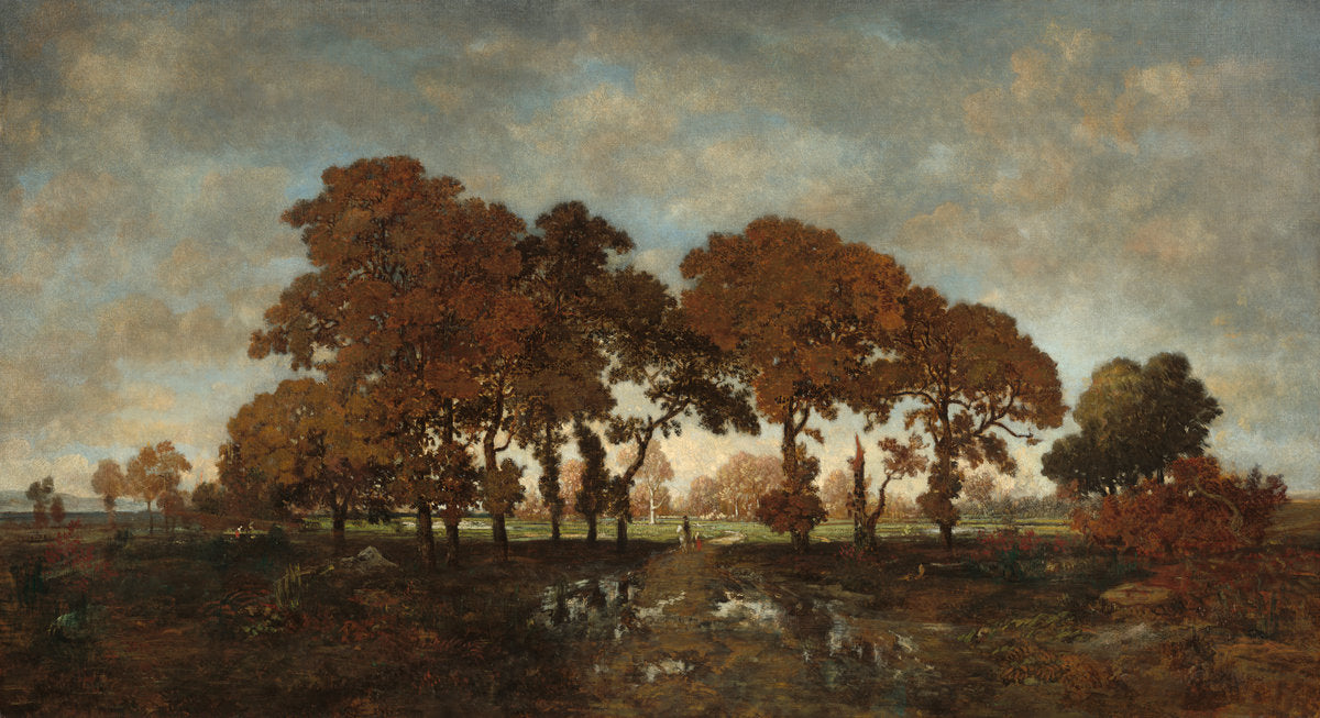 After the Rain by Théodore Rousseau (French, 1812 - 1867), 16X12"(A3)Poster Print