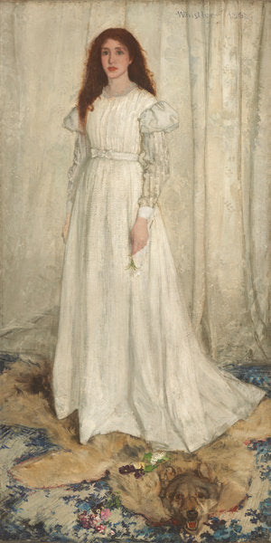 Symphony in White, No. 1: The White Girl by James McNeill Whistler (American, 1834 - 1903), 16X12"(A3)Poster Print