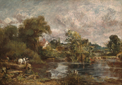 The White Horse by John Constable (British, 1776 - 1837), 16X12"(A3)Poster Print