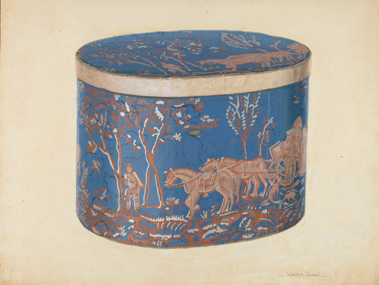 Bandbox by Walter Doran (American, active c. 1935), 16X12"(A3)Poster Print