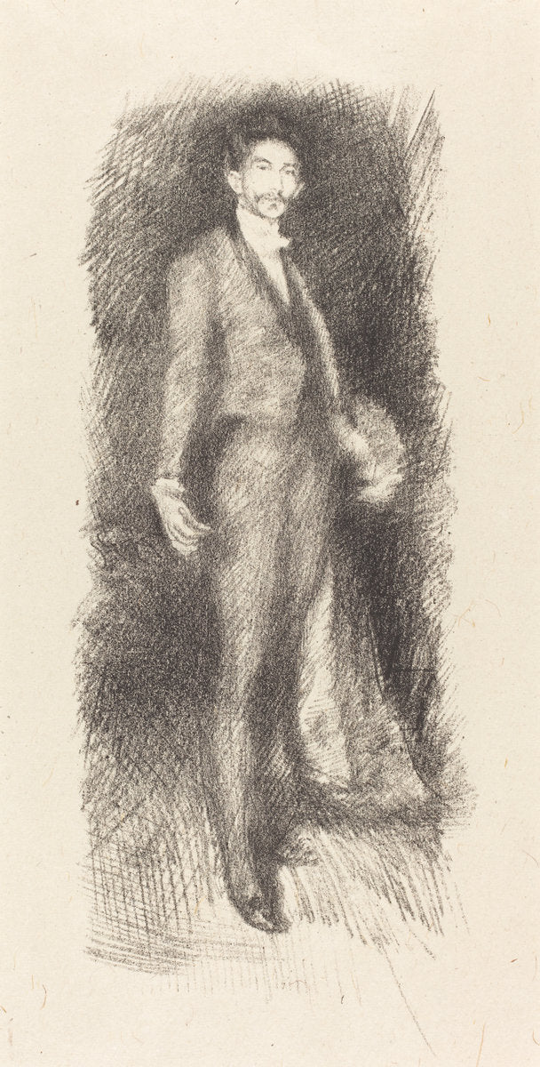 Count Robert de Montesquiou, No. 2 by James McNeill Whistler (American, 1834 - 1903), 16X12"(A3)Poster Print