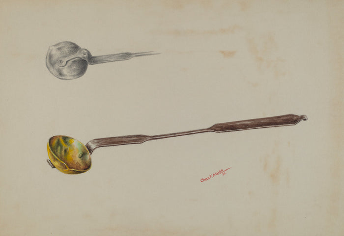 Ladle by Charles Moss (American, active c. 1935), 16X12