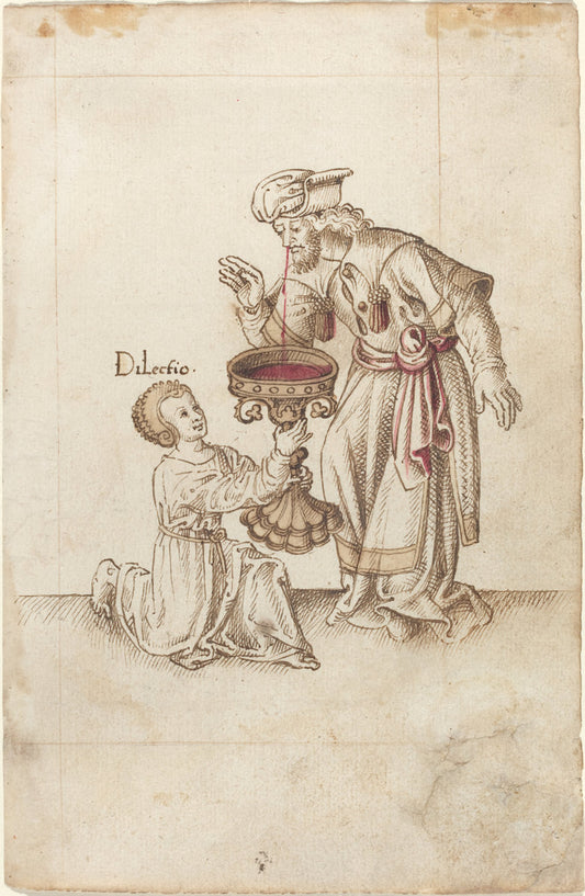 c. 1512/1515 by French early 16th Century ("Do Not Make Water on Clippings from Nails or Hair" [fol. 30 recto]), 16X12"(A3)Poster Print
