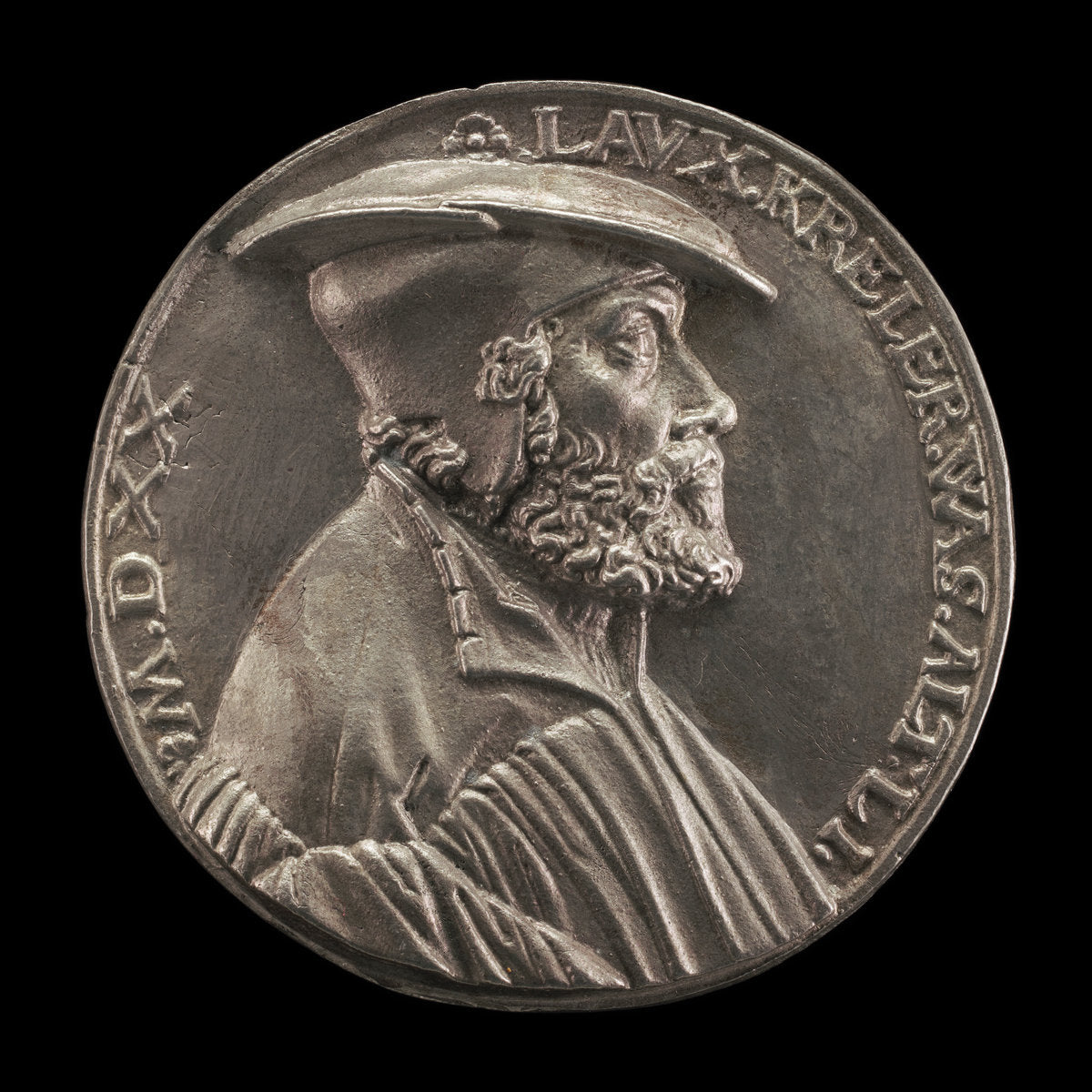 Laux Kreler, c. 1486-1552, Goldsmith by Hans Kels the Younger (German, c. 1508/1510 - 1565), 16X12"(A3)Poster Print