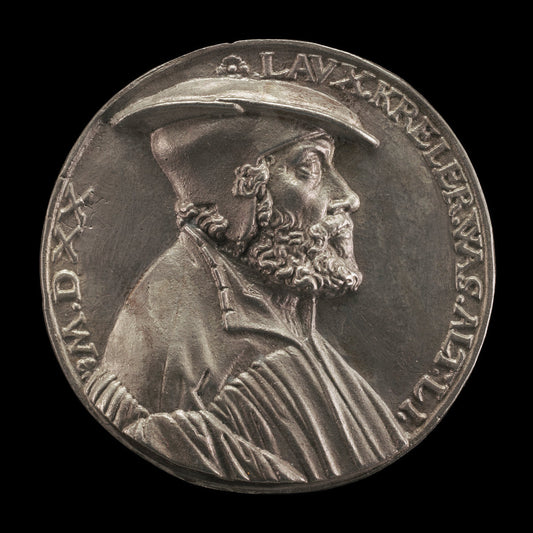 Laux Kreler, c. 1486-1552, Goldsmith by Hans Kels the Younger (German, c. 1508/1510 - 1565), 16X12"(A3)Poster Print