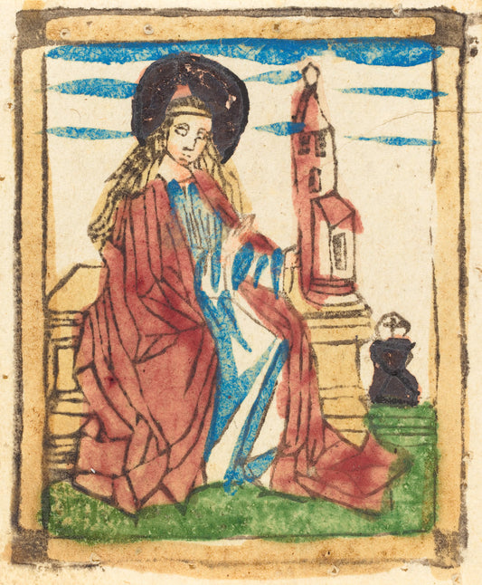 1460/1470 by German 15th Century (Saint Barbara), 16X12"(A3)Poster Print