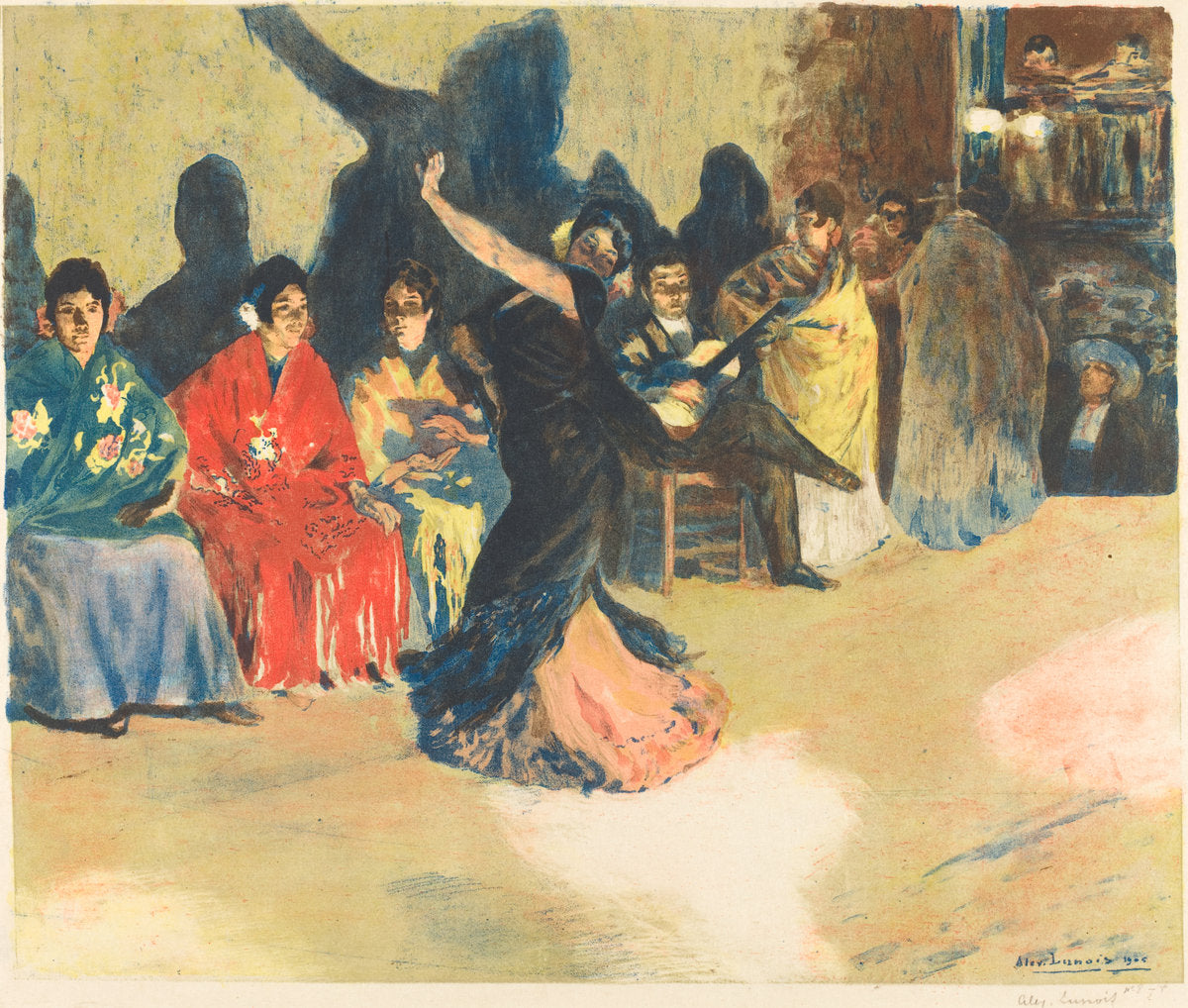 Les panaderos by Alexandre Lunois (French, 1863 - 1916), 16X12"(A3)Poster Print