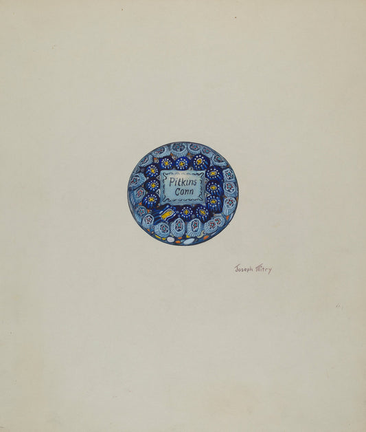 Paper Weight by Joseph Mitry (American, active c. 1935), 16X12"(A3)Poster Print