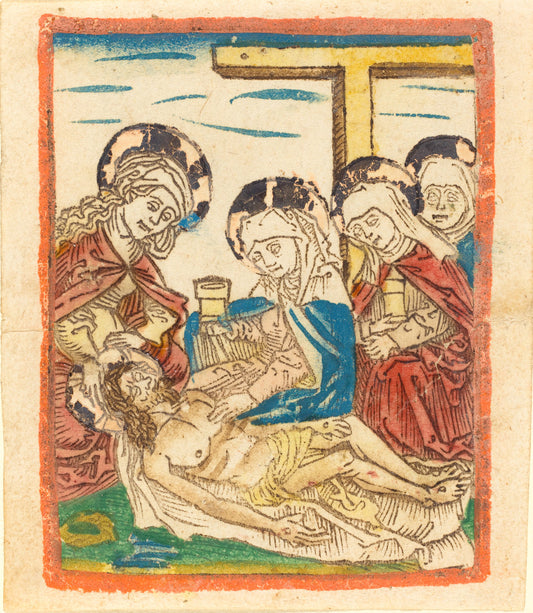 c. 1480/1490 by German 15th Century (The Lamentation), 16X12"(A3)Poster Print