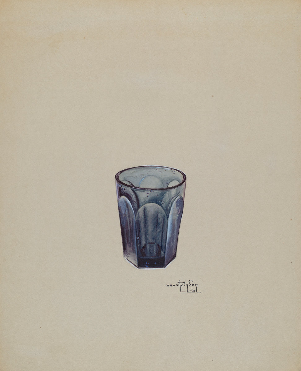 Whiskey Glass by Ralph Atkinson (American, active c. 1935), 16X12"(A3)Poster Print