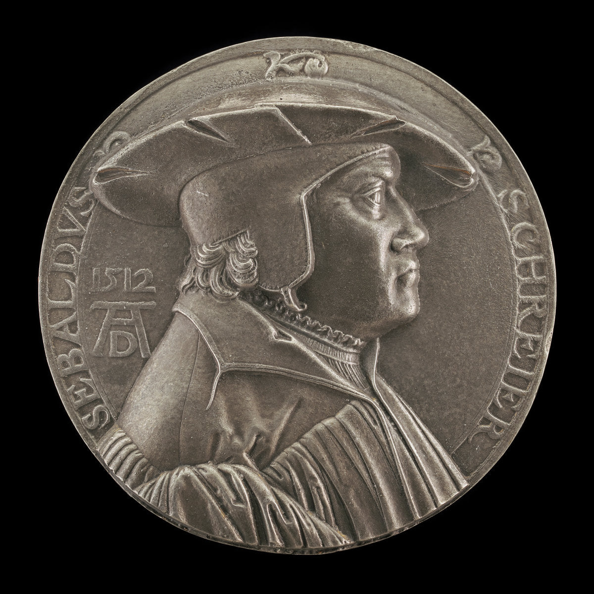 Sebald Schreyer, 1446-1520, Humanist by Attributed to Johann Wilhelm Sommer or Pseudo Durer (German, 1806 - 1872), 16X12"(A3)Poster Print