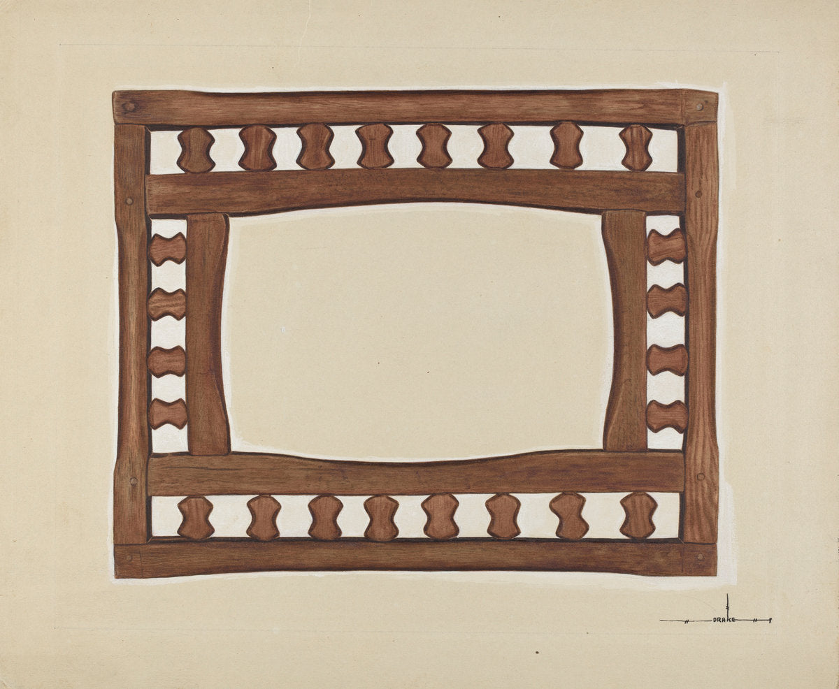 Zoar Picture Frame by James Drake (American, active c. 1935), 16X12"(A3)Poster Print