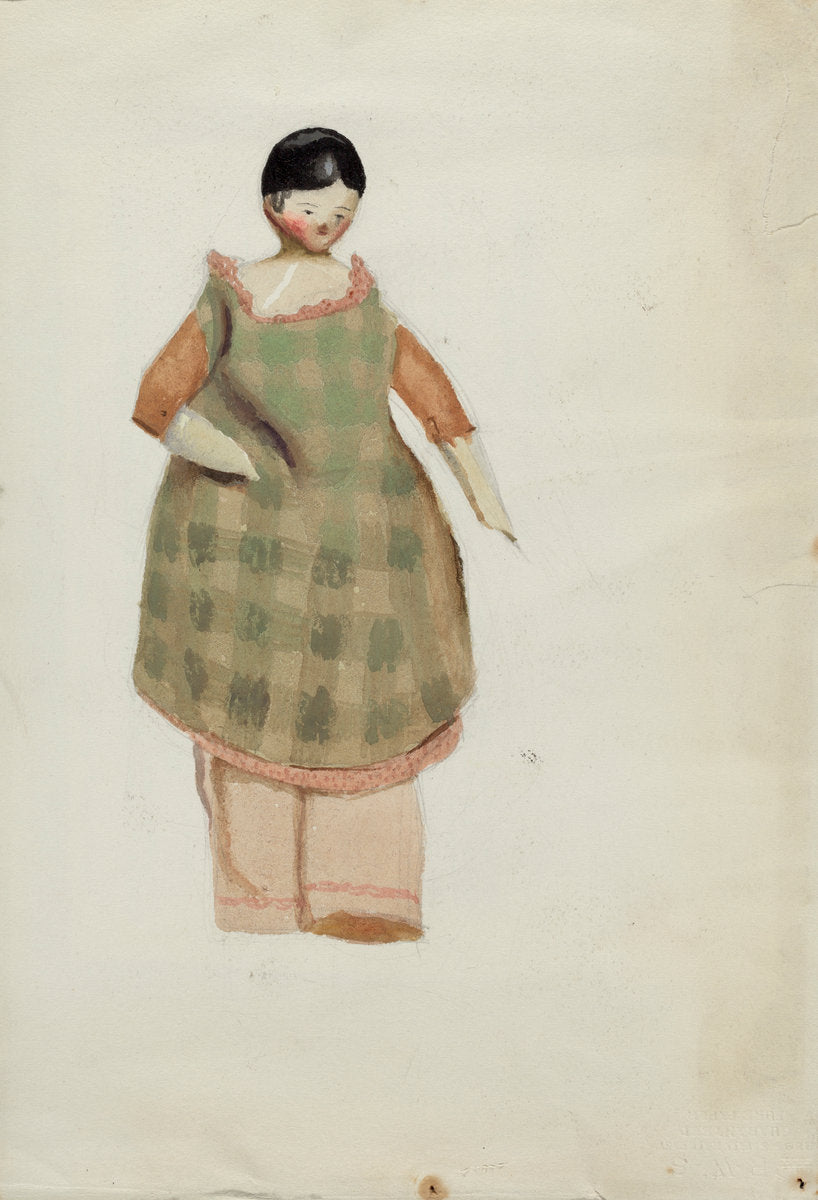 Doll by Kapousouz (American, active c. 1935), 16X12"(A3)Poster Print