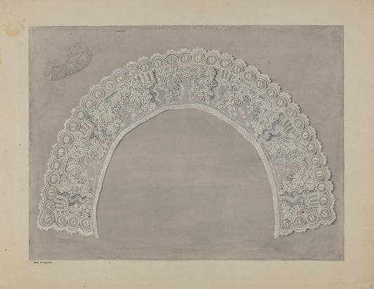 Embroidery by Edith Magnette (American, active c. 1935), 16X12"(A3)Poster Print