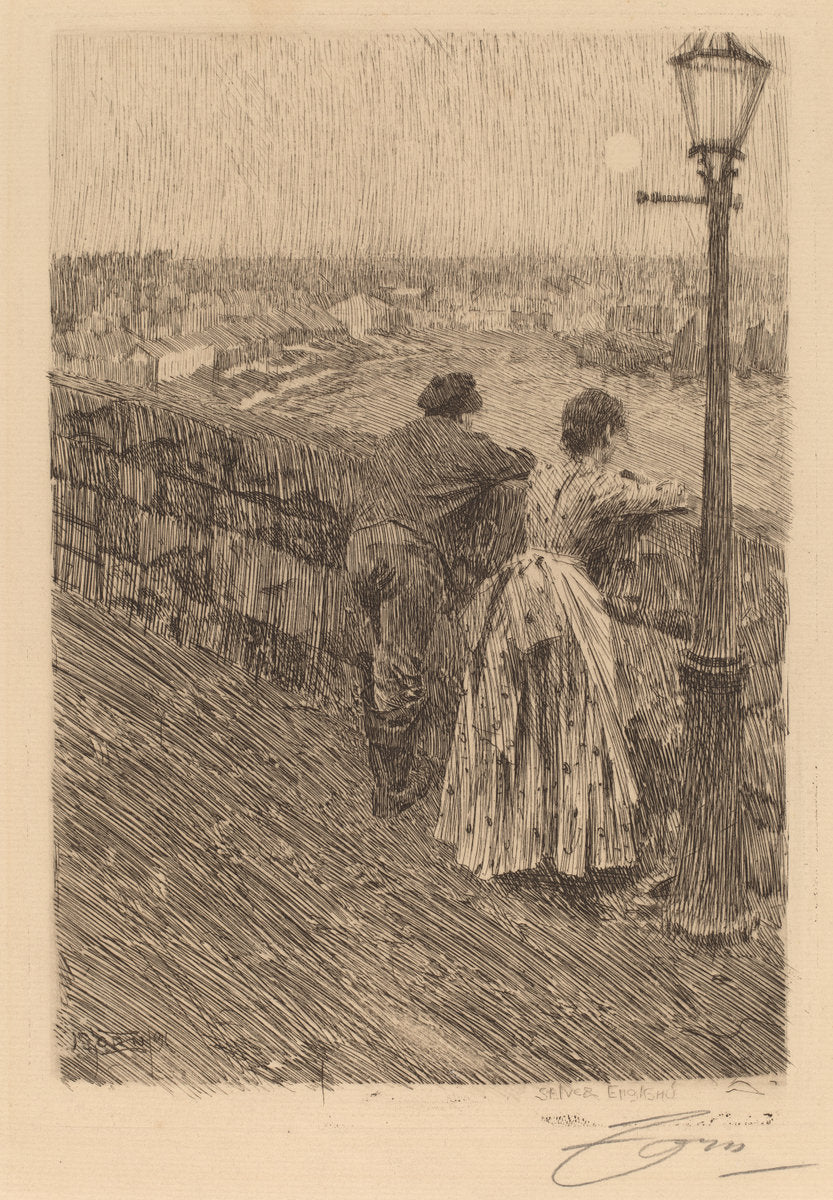 Fisherman at Saint Ives by Anders Zorn (Swedish, 1860 - 1920), 16X12"(A3)Poster Print