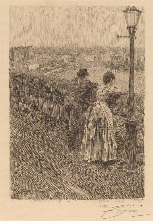 Fisherman at Saint Ives by Anders Zorn (Swedish, 1860 - 1920), 16X12"(A3)Poster Print