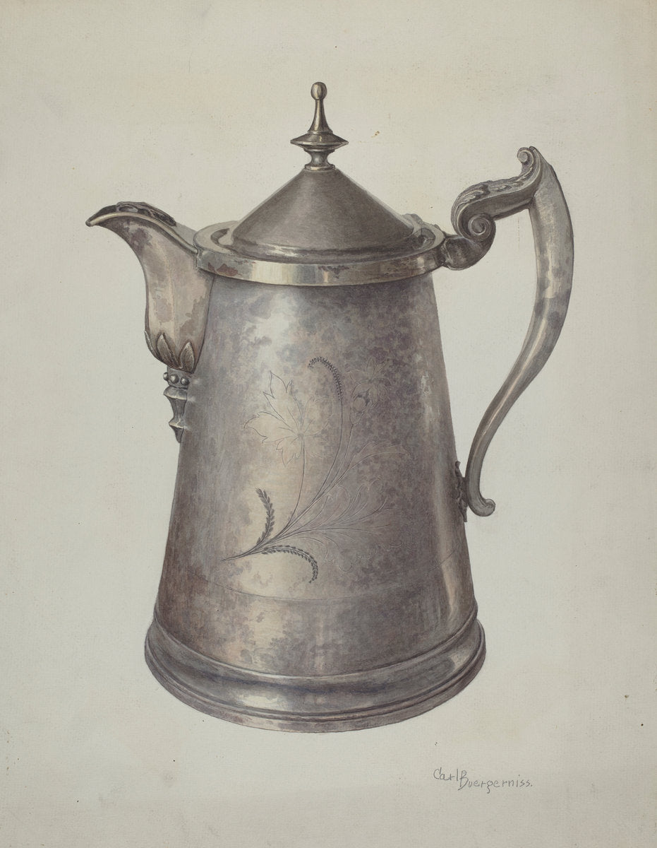 Ice Water Pitcher by Carl Buergerniss (American, 1877 - 1956), 16X12"(A3)Poster Print
