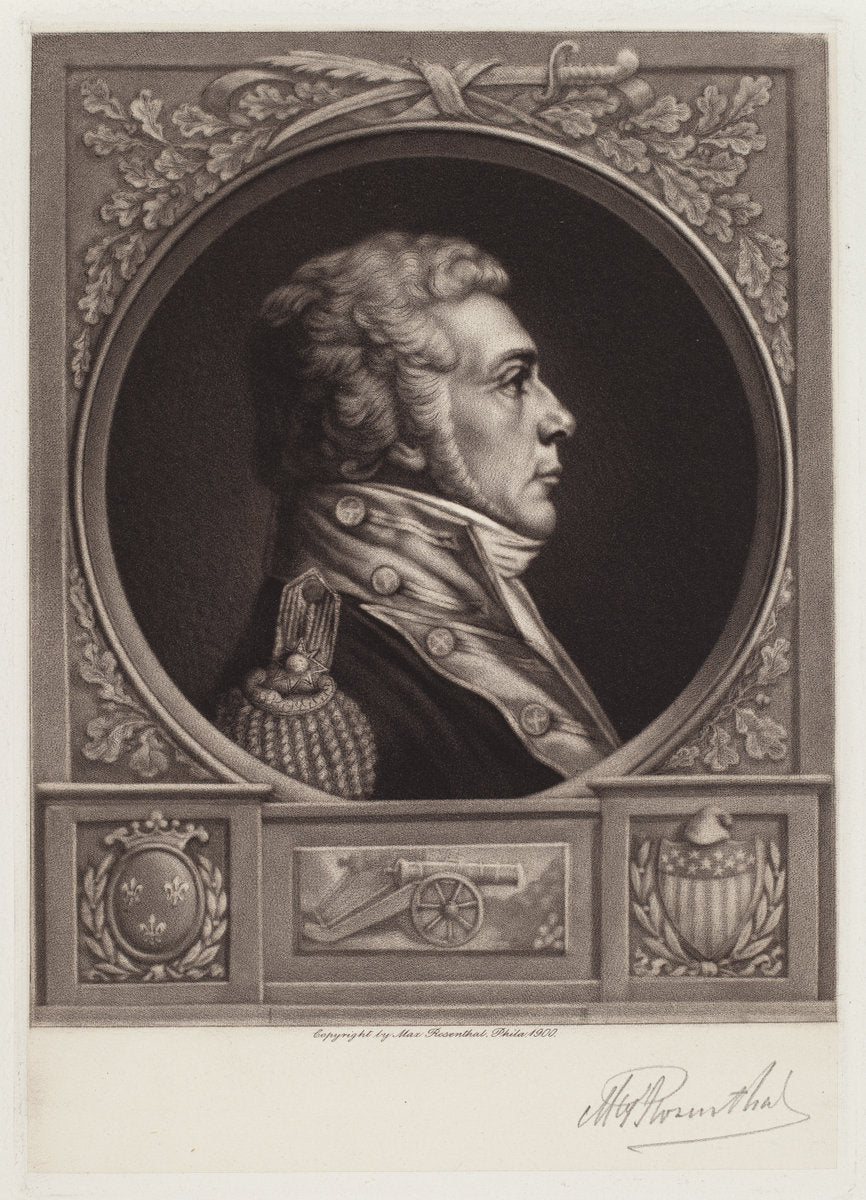 Louis, Chevalier de Toussard by Max Rosenthal (American, 1833 - 1918), 16X12"(A3)Poster Print
