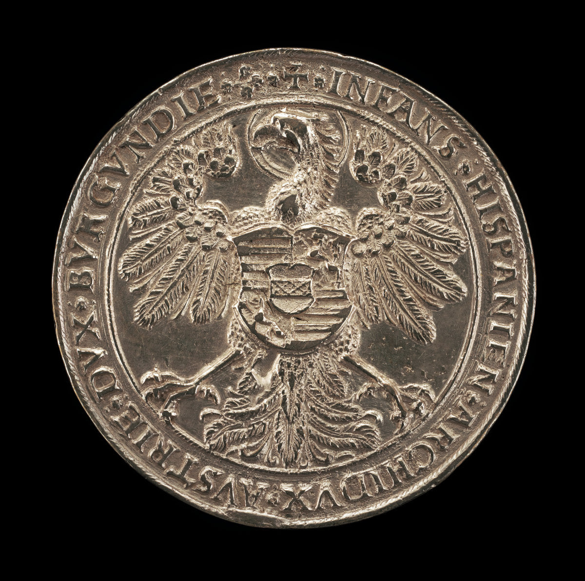1541 by German or Austrian 16th Century (Eagle Displayed, Charged with Shield [reverse]), 16X12"(A3)Poster Print