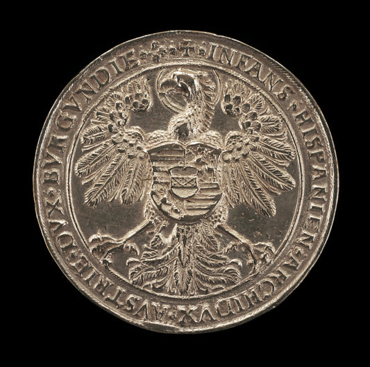 1541 by German or Austrian 16th Century (Eagle Displayed, Charged with Shield [reverse]), 16X12"(A3)Poster Print