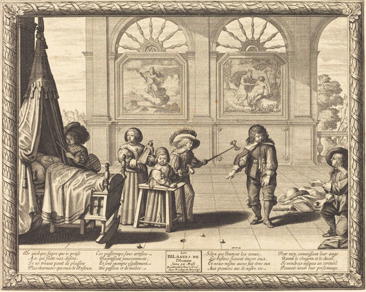 Childhood by Abraham Bosse (French, 1602 - 1676), 16X12"(A3)Poster Print